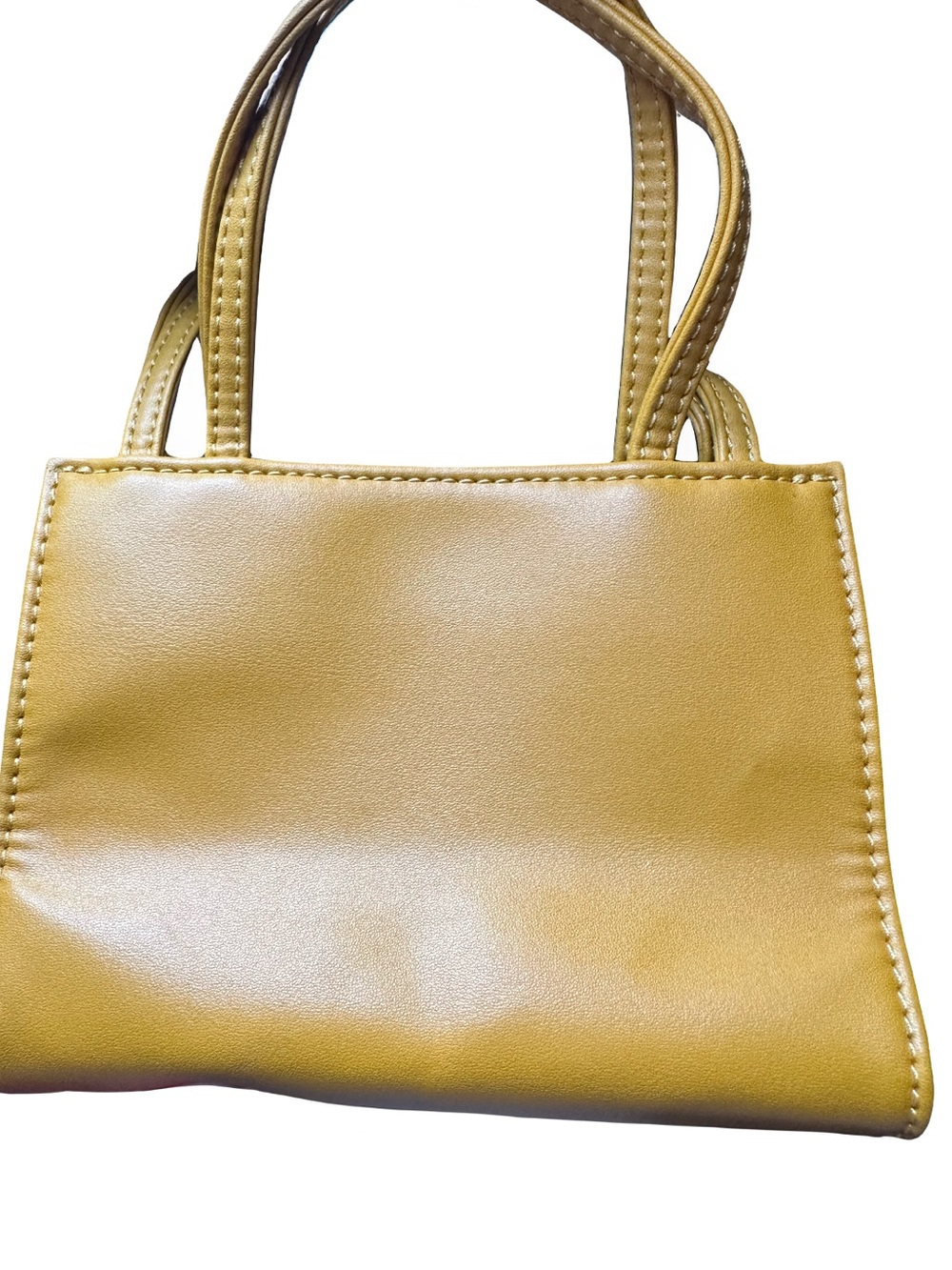 Telfar Mustard Yellow Small Shopping Bag Crossbody - Picture 5 of 7